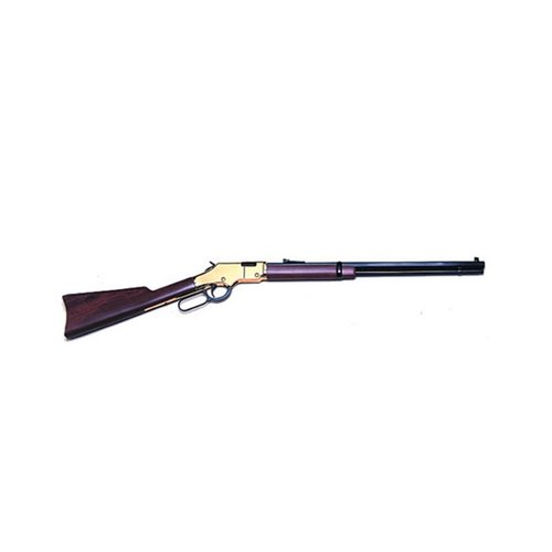 Entdecke das GOLDENBOY 20IN 22 LR Gewehr mit seinem blauen Lauf und Walnussholzschaft. 🏹 Erlebe den Old West Flair bei jedem Schuss!