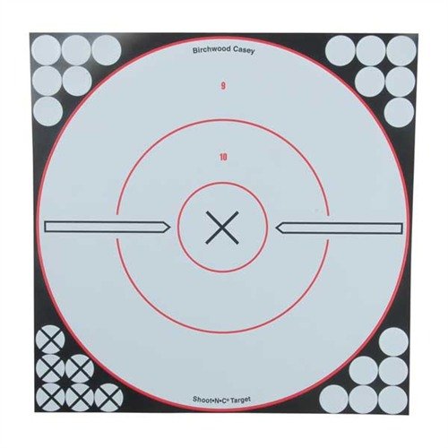 Verbessere dein Schießen mit den 12" Shoot-N-C Zielen von Birchwood Casey! 🎯 Hohe Sichtbarkeit und selbstklebend für einfaches Zielen.