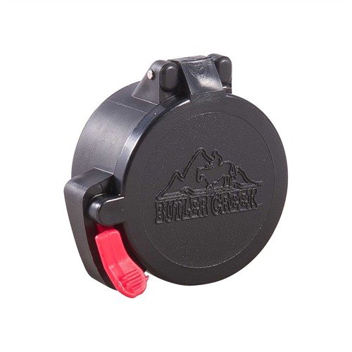 Schütze deine Zielfernrohrlinsen mit den wetterfesten Butler Creek Eyepiece Lens Covers. Einfach zu bedienen und robust! 🔍