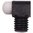 BRADLEY GUNSIGHT STD BEAD, 1/8" 6-48 TPI, 9/64" SHANK, WHITE