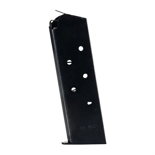 Entdecke das 7-RD Magazin für 1911 Government/Commander. Perfekt für 45 ACP ✨, zuverlässig und robust! Ideal für dein Colt-Modell.
