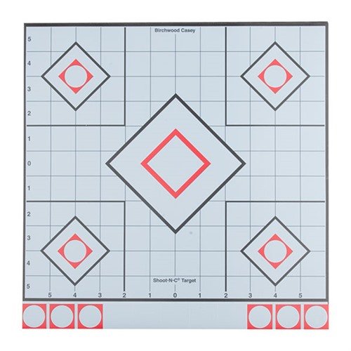 Entdecke die WHITE & BLACK SHOOT-N-C TARGETS von Birchwood Casey 🎯. Perfekt für drinnen und draußen, mit Sichtbarkeit und Reparatur-Pastern!