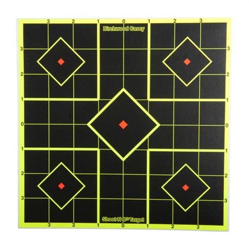 Erlebe das SHOOT-N-C® TARGET von BIRCHWOOD CASEY! 🎯 15 selbstklebende Zielscheiben für präzises Schießen und sofortige Trefferanzeige.