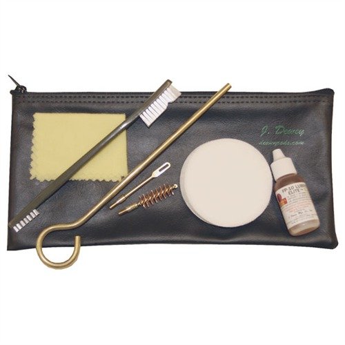 Halte deine Dienstpistole sauber mit dem MIL/LE PISTOL CLEANING KIT DEWEY! 🧼 Praktisches Set für 9mm/.357/.38 und .40 Kaliber.