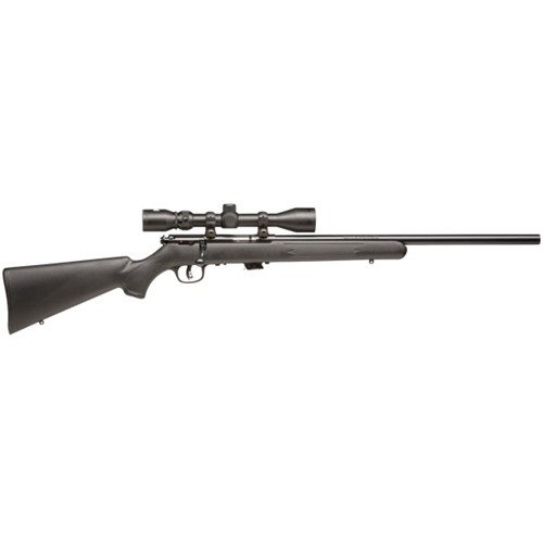 Die Savage Mark II FVXP 22LR mit 21" Lauf und 4x32 Scope bietet präzise Schüsse und ausgezeichnete Handhabung für jedes Schießabenteuer.