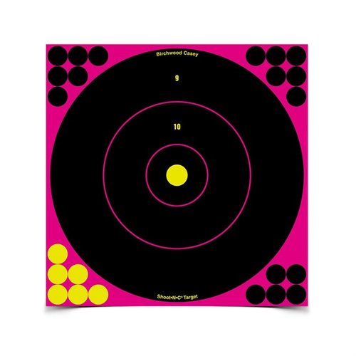 Entdecke die BC Shoot-N-C 12" Pink Round Targets 🎯! Ideal für präzises Schießen und einfach zu erkennen. Perfekt für drinnen und draußen!