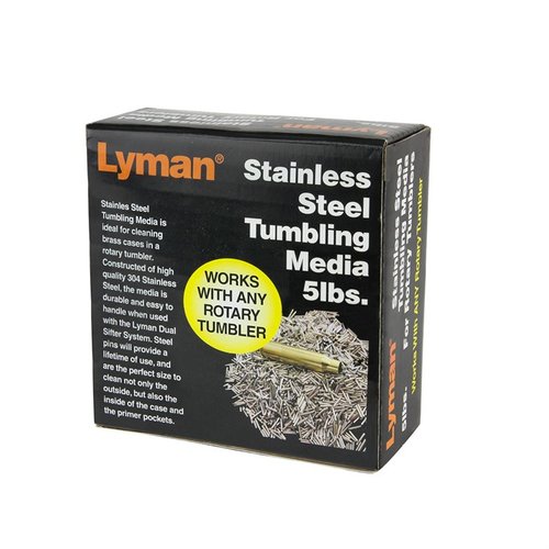 Entdecke das LYMAN Rotary Case Edelstahl-Medien 5lbs für perfekte Reinigung deiner Hülsen! ✨ Hol dir jetzt die beste Qualität!