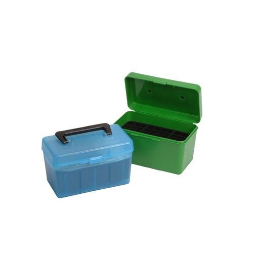 Entdecke die MTM Deluxe Munitionsbox für 50 Patronen 🛠️, ideal für 300 WSM und 300 Rem Ultra Mag. Perfekt für deine nächsten Abenteuer!