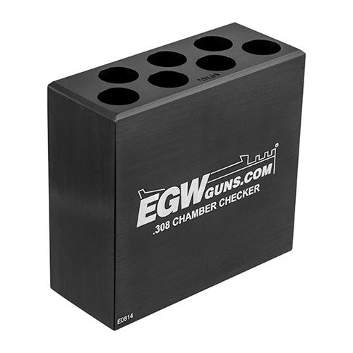 Vermeide Fehlfunktionen mit dem 7-HOLE CHAMBER CHECKER von EGW! 🔍 Überprüfe deine .308 Winchester Munition einfach und sicher.