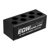 Vermeide Störungen mit dem 7-HOLE CHAMBER CHECKER von EGW. 🛠️ Präzise Messung für deine .45 ACP Munition. Qualität aus 6061 T6 Aluminium!