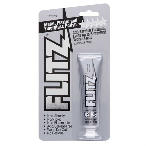 Entdecke das nicht-abrasives FLITZ POLISH 150 GRAM für alle Metalle und Kunststoffe! ✨ Entfernt Rost und schützt bis zu 6 Monate.