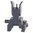 GG&G 1.8" FLIP-UP BACKUP FOREARM FRONT SIGHT ALUMINUM BLACK