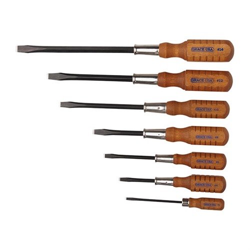 Entdecke das 7-teilige Holzschraubendreher-Set von GRACE USA! 🔧 Präzise, langlebig und perfekt für deine Projekte.