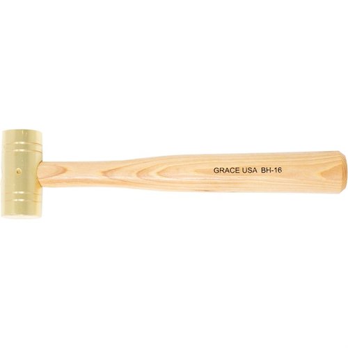 Entdecke den GUNSMITH'S BRASS HAMMER von GRACE USA! 🔨 Perfekt für Büchsenmacher mit robustem Hickory-Griff und soliden Messingköpfen.