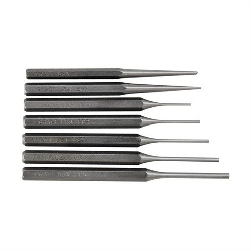 Entdecke das präzise 7-teilige Stahl-Punch-Set von GRACE USA! 🛠️ Ideal für detaillierte Arbeiten und 100% in den USA hergestellt.