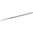 GROBET FILE CO. OF AMERICA INC #4 CUT 8  PILLAR EXTRA NARROW FILE STEEL