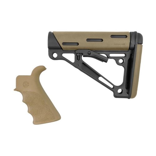 Entdecke den Hogue AR-15 FINGER GROOVE GRIP mit zusammenklappbarem Schaft. Perfekte Ergonomie und Stabilität für dein Gewehr! 🔥