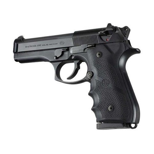 Erlebe die SEMI-AUTO PISTOL GRIPS von HOGUE für die Beretta 92! 🖤 Rutschfeste, strukturierte Oberfläche für optimale Rückstoßkontrolle.
