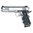 HOGUE RED LASER RUBBER GRIPS, BLACK