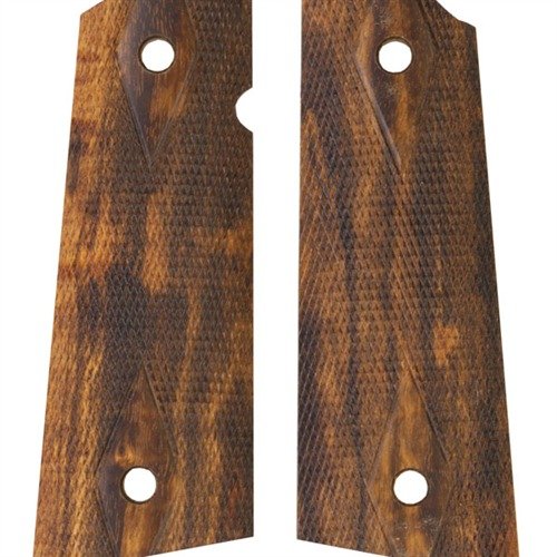 Entdecke die Hogue 1911 SQUARE BOTTOM GRIPS für optimalen Halt und Komfort beim Schießen. ✨ Perfekt für deine 1911 Pistole!