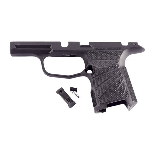 Entdecke das Wilson Combat P365 Griffmodul! 🖤Verbessere deinen Grip und die Kontrolle für optimales Schießen und verdecktes Tragen.