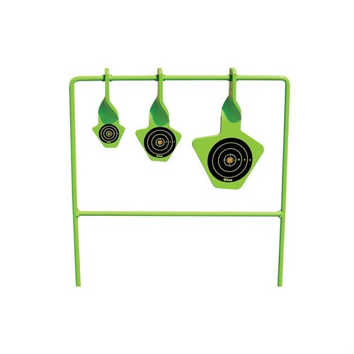 Entdecke das STEEL SPINNING TARGET SYSTEM für 22 Kaliber! 🎯 Einfach nachladen und Spaß haben mit robusten, hochsichtbaren Zielen.