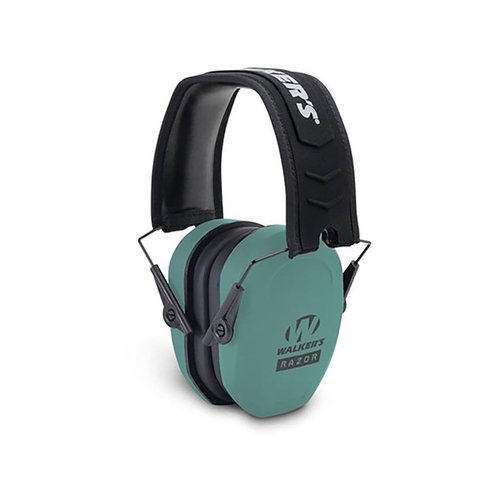 Sichere dir die Walkers Razor Slim Passive Muffs in Sage Green 🎯. Effektiver Gehörschutz für Schützen, kompakt und bequem für den ganzen Tag!