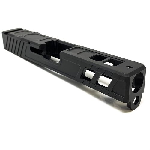Entdecke den MARKSMAN V4 Slide für Glock 19 Gen 3! ✨ Robuste Verarbeitung, RMR-kompatibel und verbesserte Handhabung. Ideal für Schützen!