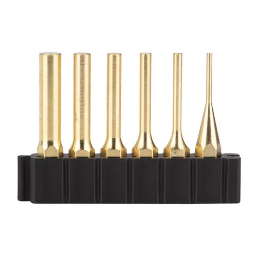 Entdecke das BRASS PIN PUNCH SET von FIX IT STICKS! 🔧 6 robuste Pin-Punches aus Messing für präzises Arbeiten. Ideal für deine Projekte!