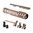 PRECISION REFLEX MK 12 MOD H GEN III DIY KIT W/PRI REAR SIGHT RECCE RAIL FDE