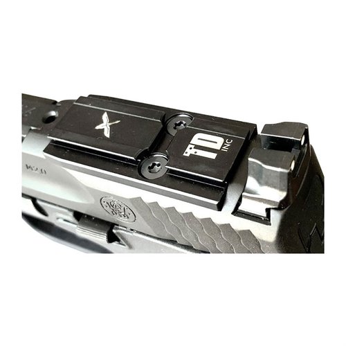 Entdecke die OPF-SW, ACRO Optics Interface Plate für S&W M&P 2.0. Präzise, robust und ideal für Aimpoint ACRO P2. 🔧 Perfekte Passform!