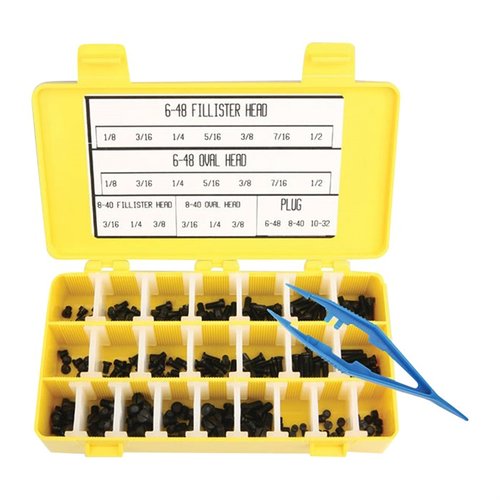 Entdecke das GUN SCREW ASSORTMENT von Forster! 🔩 36 beliebte Schraubengrößen, ideal für deine Projekte. Spare beim Setkauf!