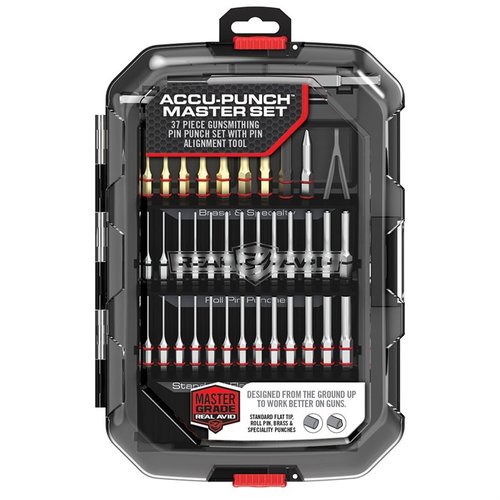 Entdecke das ACCU-PUNCH MASTER SET von REAL AVID 🛠️ für präzise Gunsmithing-Arbeiten. Hochwertige Punchen für deine Feuerwaffen!