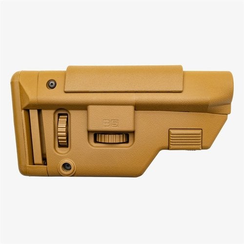 Entdecke den B5 Systems Collapsible Precision Stock in Coyote Brown 🌟 – perfekt für dein AR-15. Anpassbare Wangenauflage und robuste Features!