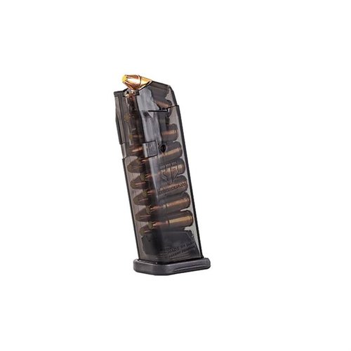 Entdecke das transparente 15-RD Glock 19 Magazin von ETS! 🔍 Zuverlässig, robust und ideal für deine Glock-Pistole. Hol dir jetzt mehr Sicherheit!