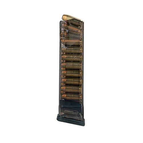 Entdecke die ETS .40 S&W Magazine für Glock! ✨ Zuverlässig, leicht und wettbewerbsrechtlich zugelassen. Perfekt für deine Glock-Modelle!