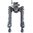 ACCU-TAC PC-4 BIPOD QUICK DETACH FOR PICATINNY RAIL MATTE BLACK