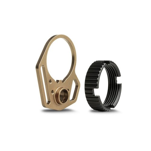 Upgrade dein AR mit der ultraleichten Multi-Function End Plate und Anti-Rotation Castle Nut von Strike Industries. 🔧 Anpassbar und funktional!