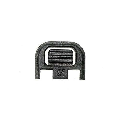 Entdecke die Strike Industries Polyflex Slide Plate für GLOCK™ G17 & G19. 🔧 Werkzeuglose Demontage für einfache Reinigung und Wartung!