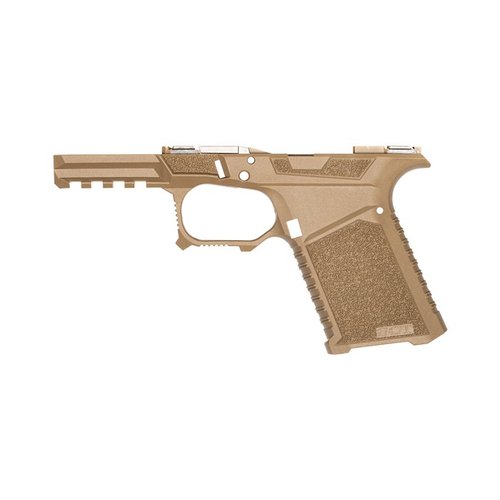 Entdecke den SCT 19 Compact Frame für deinen nächsten Build! 💪 Perfekte Ergonomie, kompatibel mit Glock Gen 1-3 Teilen und 19 Magazinen.