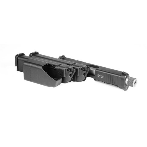 Verwandle deine Glock 19/23 Gen 5 mit dem Umbausatz in eine 22lr ✨. Perfekt für Training und Spaß auf dem Schießstand!