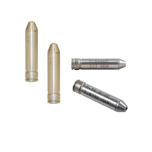 Entdecke das ESSENTIAL AR-15 223/5.56 Headspace Gauge Set von Forster! 🔧 Perfekt für präzise Messungen deiner .223 und 5.56mm Patronen.