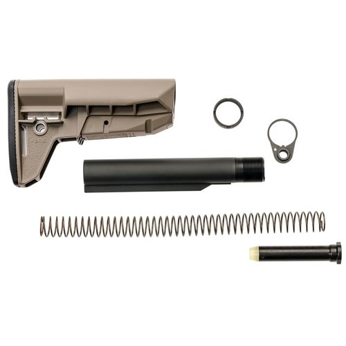 Entdecke den robusten MOD 2 SOPMOD Stock von Bravo Company! 💪 Ideal für deine Mil-Spec Waffe in Flat Dark Earth. Perfekte Ergonomie und Haltbarkeit.