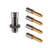Entdecke das TiN Mandrel Kit von Sinclair International für präzises Drehen und hohe Abriebfestigkeit. Ideal für deine Projekte! 🔧