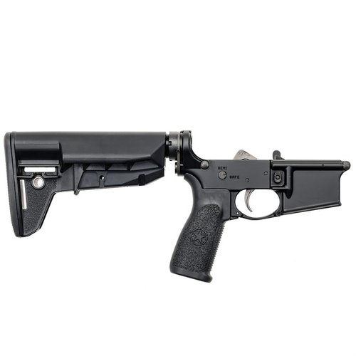 Hol dir den AR-15 Complete Widebody Lower Receiver mit Mod-2-SOPMOD Stock! 🔥 Hochwertige Verarbeitung und viele Upgrades für dein Gewehr.