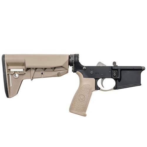 Entdecke den AR-15 COMPLETE WIDEBODY LOWER mit MK2RMS-M1T0 und MOD-2-SOPMOD Stock. 🇩🇪 Hochwertige Qualität für dein nächstes Projekt!