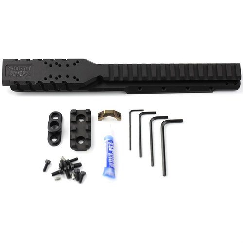Verbessere dein Ruger® Mini-14® oder Mini Thirty® mit der präzisen Hannibal Rail von Samson. 🛠️ Perfekt für Zubehör und ein taktisches Aussehen!