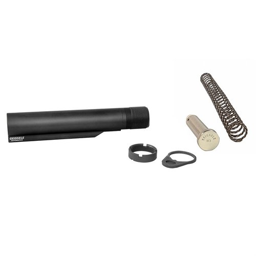 Entdecke das AR-15 Premium Mil-Spec Buffer Tube Assembly mit Geissele Super 42! ✨ Ideal für dein AR-15 und sorgt für zuverlässige Leistung.