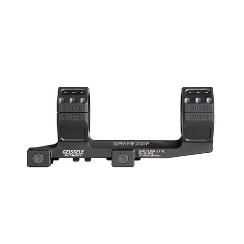 Entdecke die Geissele Super Precision® Zero Compromise Scope Mount für 36mm Optiken. 🚀 Ultra-robust, präzise und einfach zu montieren!