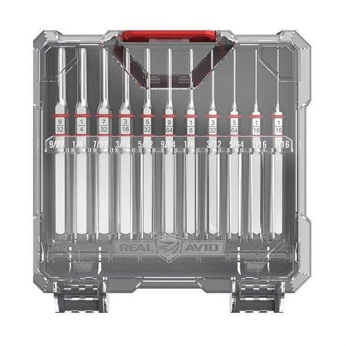 Entdecke das ACCU-PUNCH Standard Pin Punch Set 🔧 für präzise Modifikationen an deinen Feuerwaffen. Robuste Qualität für jeden Gunsmith!
